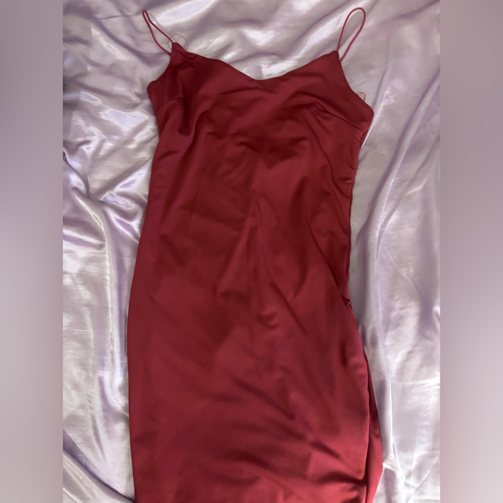 Justify Wine Red Mini Dress